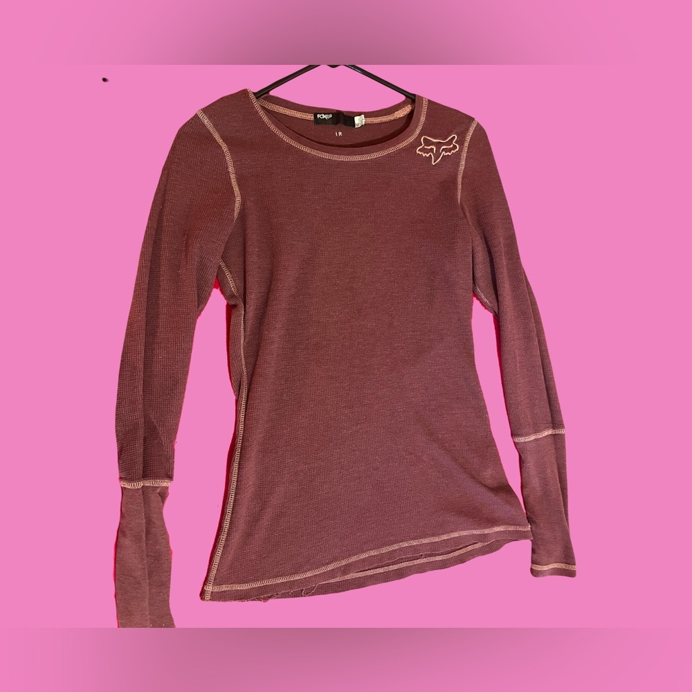 Y2K fox racing long sleeve